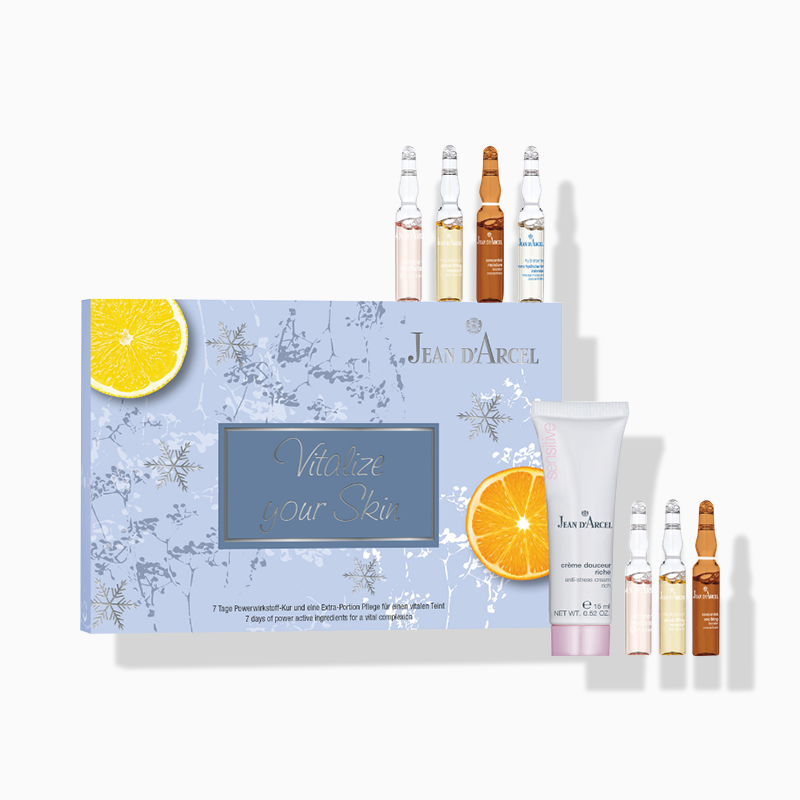 Jean d´Arcel Vitalize Your Skin Winterampullen Geschenkset