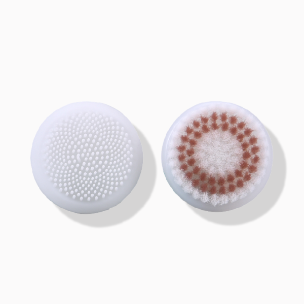 BINELLA Facial Cleansing Brush Bürstenaufsätze Exfoliating + Silikon (Doppelpack)