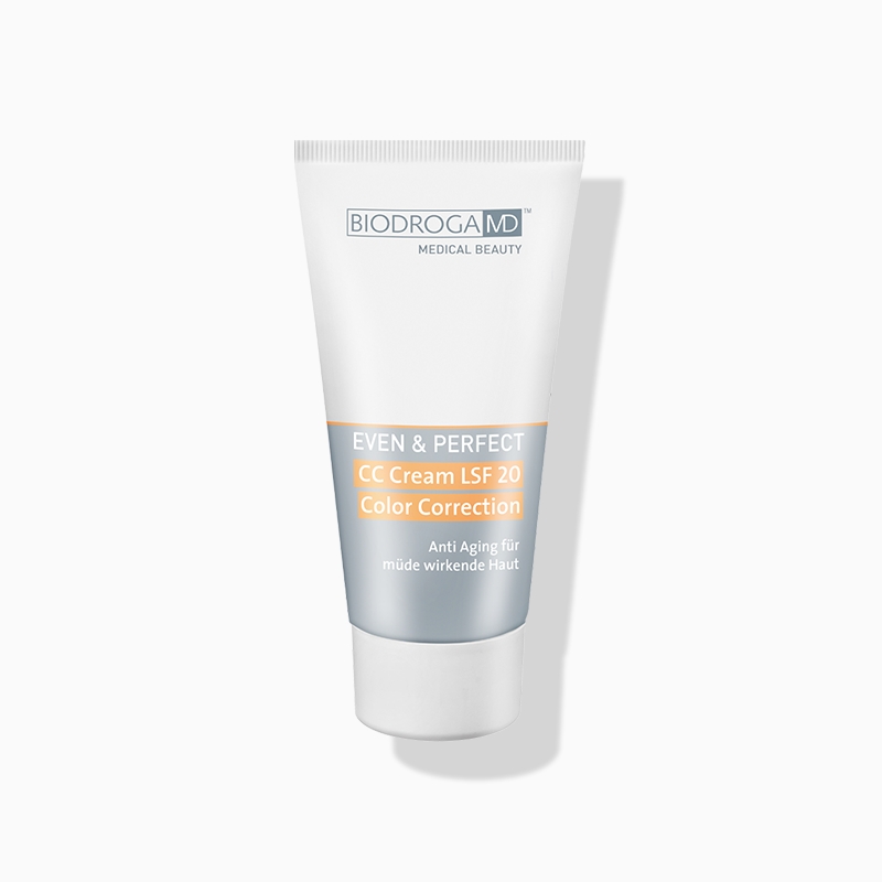 Biodroga CC Color Correction Cream LSF 20 bei geröteter Haut