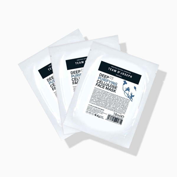 TEAM DR JOSEPH 3er Set Deep Purifying Cellulose Beautymaske