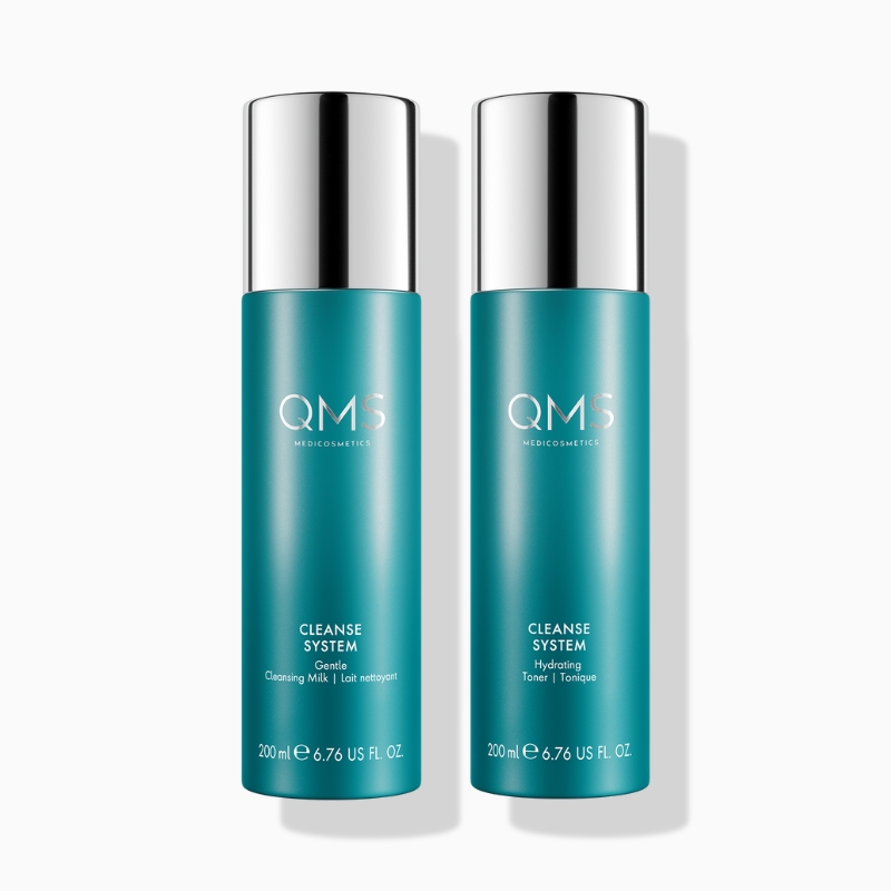 QMS Cleansing Duo Gentle Cleansing Milk & Hydrating Toner