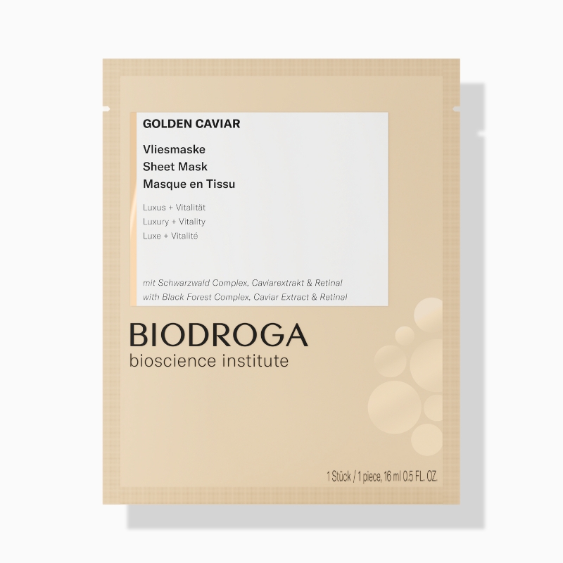 Biodroga Golden Caviar Vliesmaske Doppelpack