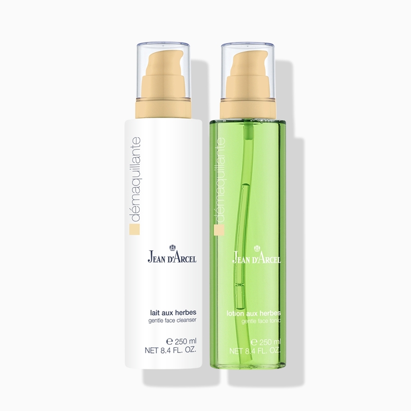 Jean d´Arcel Reinigungs-Duo Lait + Lotion aux Herbes