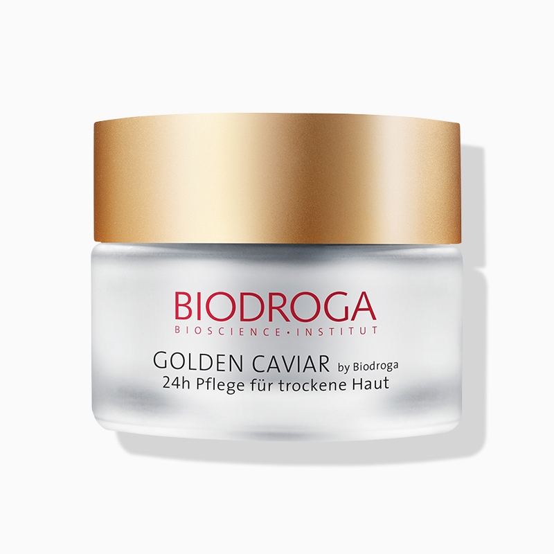 Biodroga Golden Caviar 24h Pflege für trockene Haut