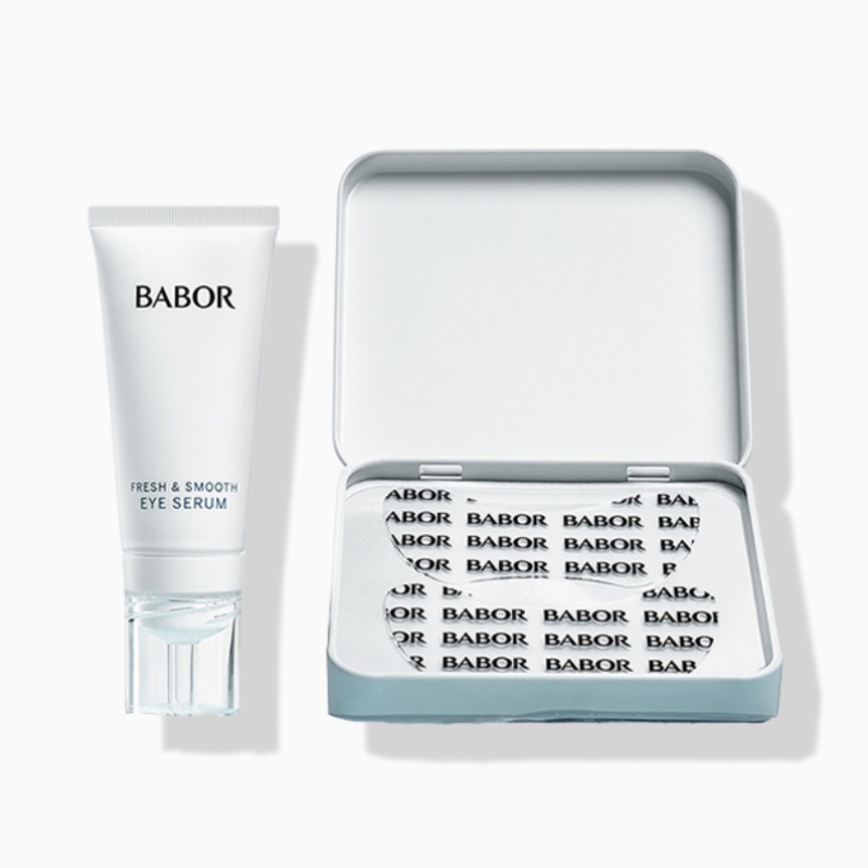 BABOR Instant Fresh & Smooth Eye Serum + Patches
